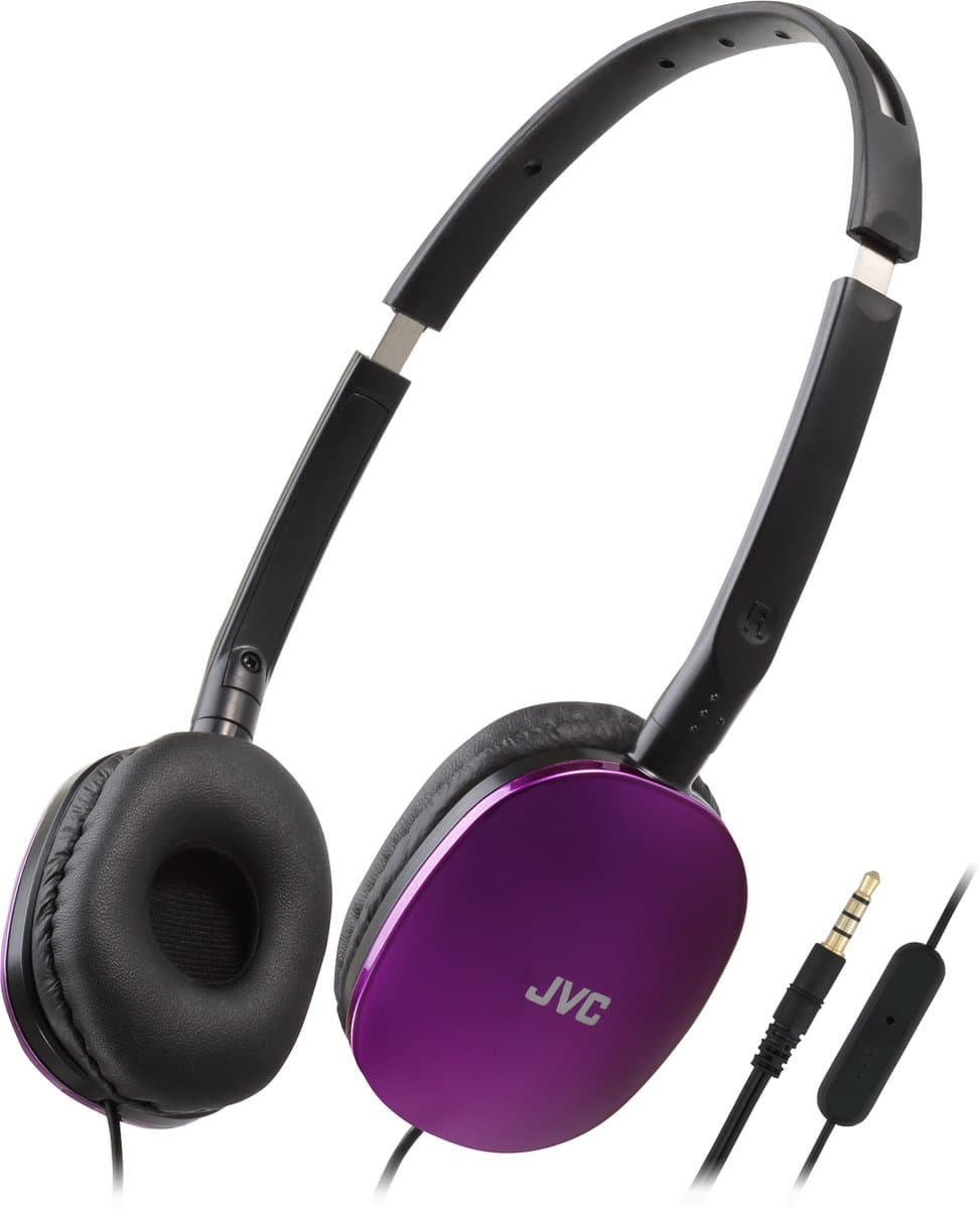 JVC HA-S160M - Vederlichte opvouwbare on-ear hoofdtelefoon - Paars — afbeelding 1