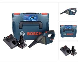 Bosch GAS 12V Professionele snoerloze stofzuiger 12 V 0,35 l + 2x accu 6,0 Ah + lader + L-Boxx