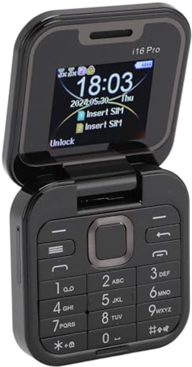 Opvouwbare 2G Mobiele Telefoon met 1,77 Inch Scherm en dubbele SIM — afbeelding 1