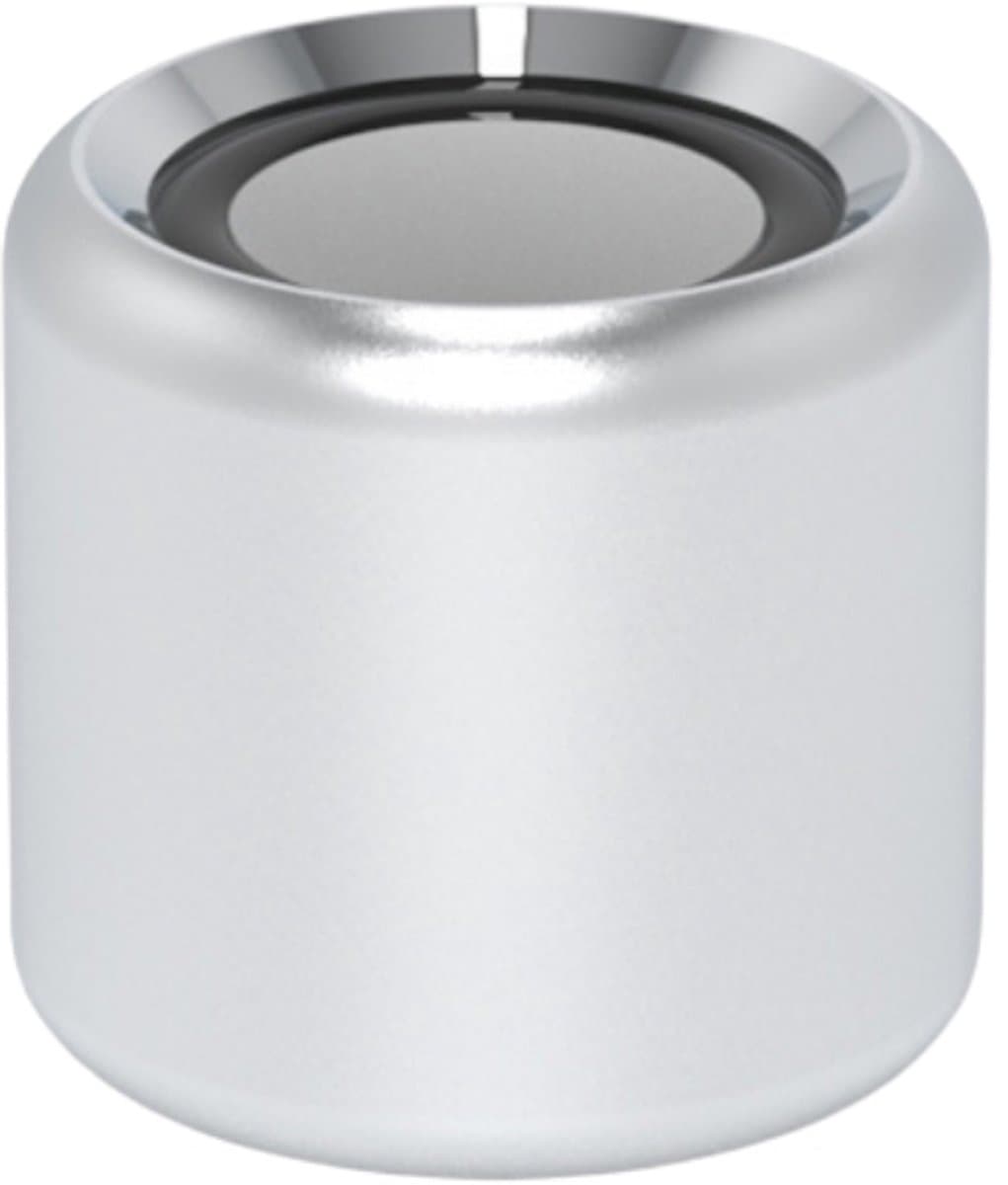 Mini Bluetooth Speaker met Deep Bass – Aluminium Behuizing – TWS Pairing – Compact & Draagbaar - Zilver — afbeelding 1