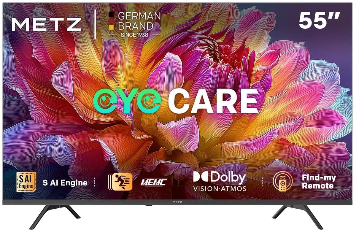 METZ 55MUF7000Z – 55 inch 4K Ultra HD Smart TV – Google TV – Dolby Vision & Dolby Audio – WiFi & Bluetooth – 55” Televisie — afbeelding 1
