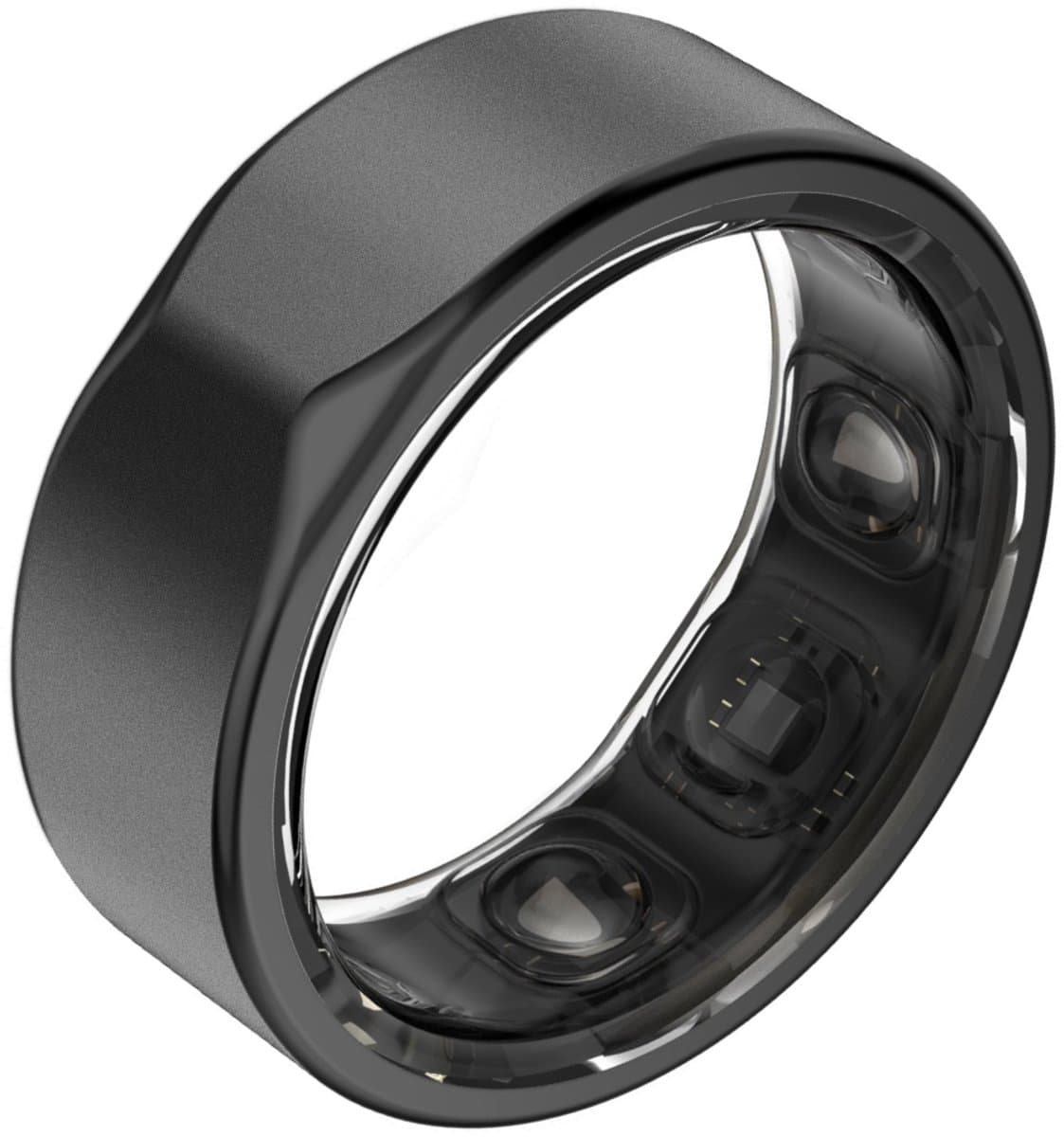 Kuno Ring 2 – Smart Ring – Slaapmonitor – Hartslag & Activiteitentracker – Stappen & Calorieën Meten – Zonder Abonnement – Waterbestendig – Zwart Maat 9 — afbeelding 1