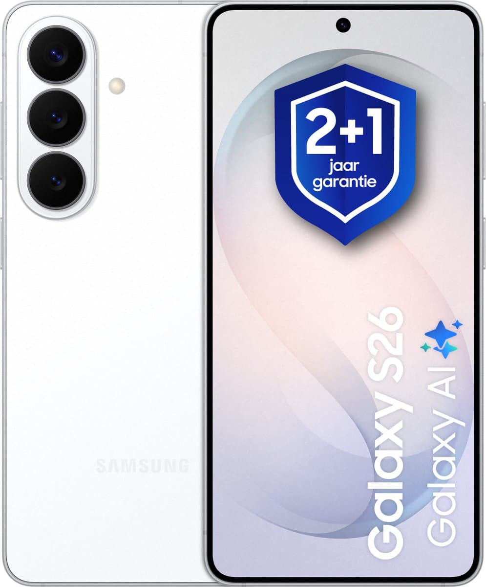 Samsung Galaxy S26 - 512GB - White + 1 jaar extra garantie — afbeelding 1