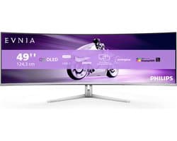 Philips Evnia 49M2C8900 - Ultrawide QD OLED Curved Gaming Monitor - Ambiglow - USB-C 90w - 240hz - 49 inch