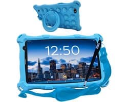 Quvo® Kindertablet Deplay - Kinder Tablet Deplay - Kindertablet Deplay Pro - Blauw - 23cm x 13cm x 1cm