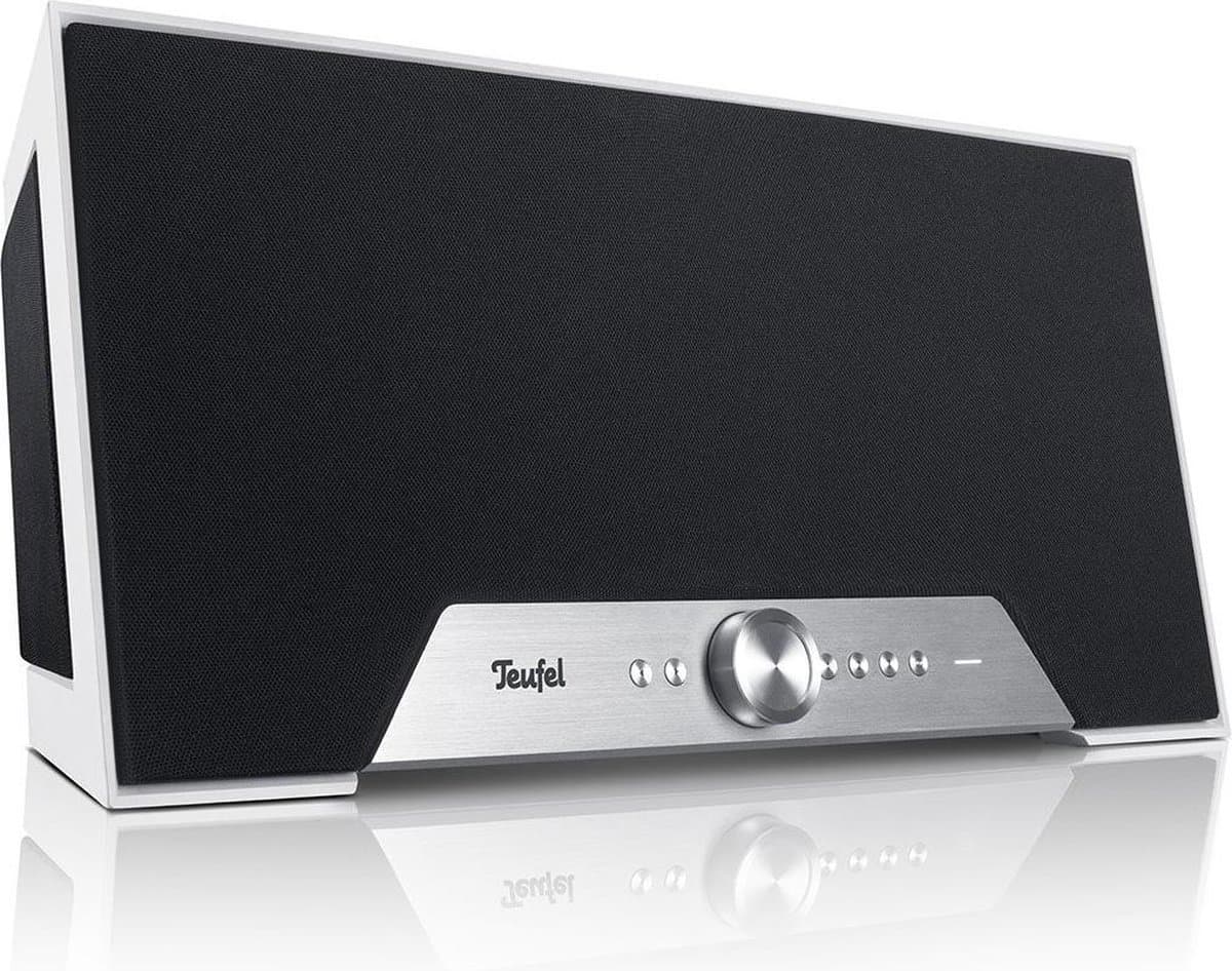 Teufel ONE M - Wifi - & bluetooth speaker - multiroom compatibel - wit — afbeelding 1
