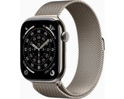 Apple Watch 11 - Wifi + 5G - 46mm - Titanium Case with Natural Milanese Loop - M/L