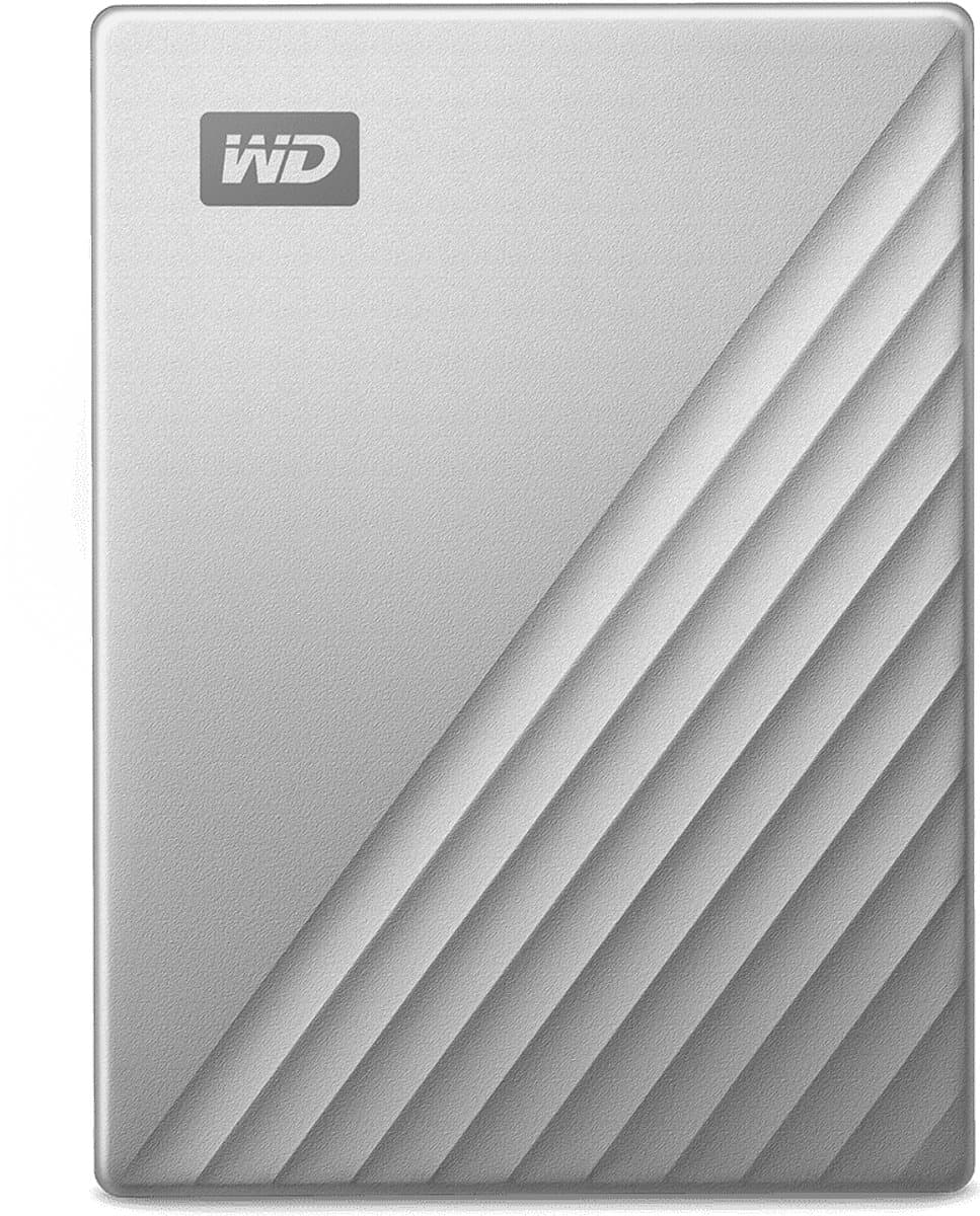Western Digital My Passport Ultra - Compatibel met Mac - Externe Harde Schijf - Zilver - 5 TB — afbeelding 1