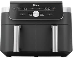 Ninja DualZone XL DZ901EU Airfryer - Dubbele Lade - 9.5 Liter - Zwart