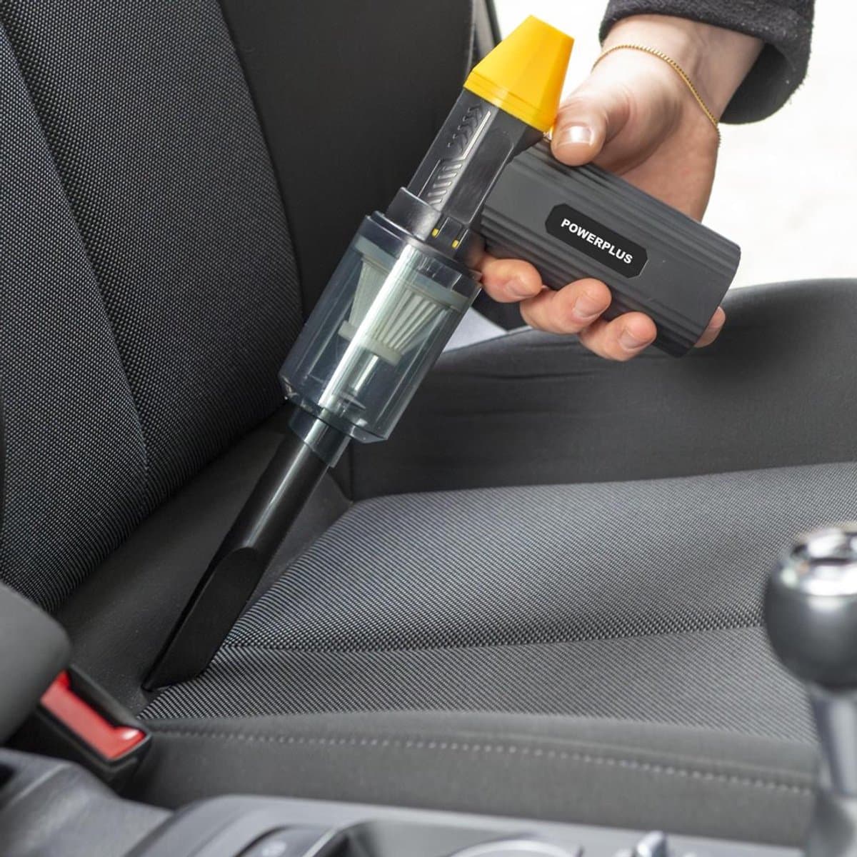 Powerplus Mini stofzuiger en luchtblazer POWX3100 - Multifunctionele mini-reiniger van 8 V — afbeelding 1