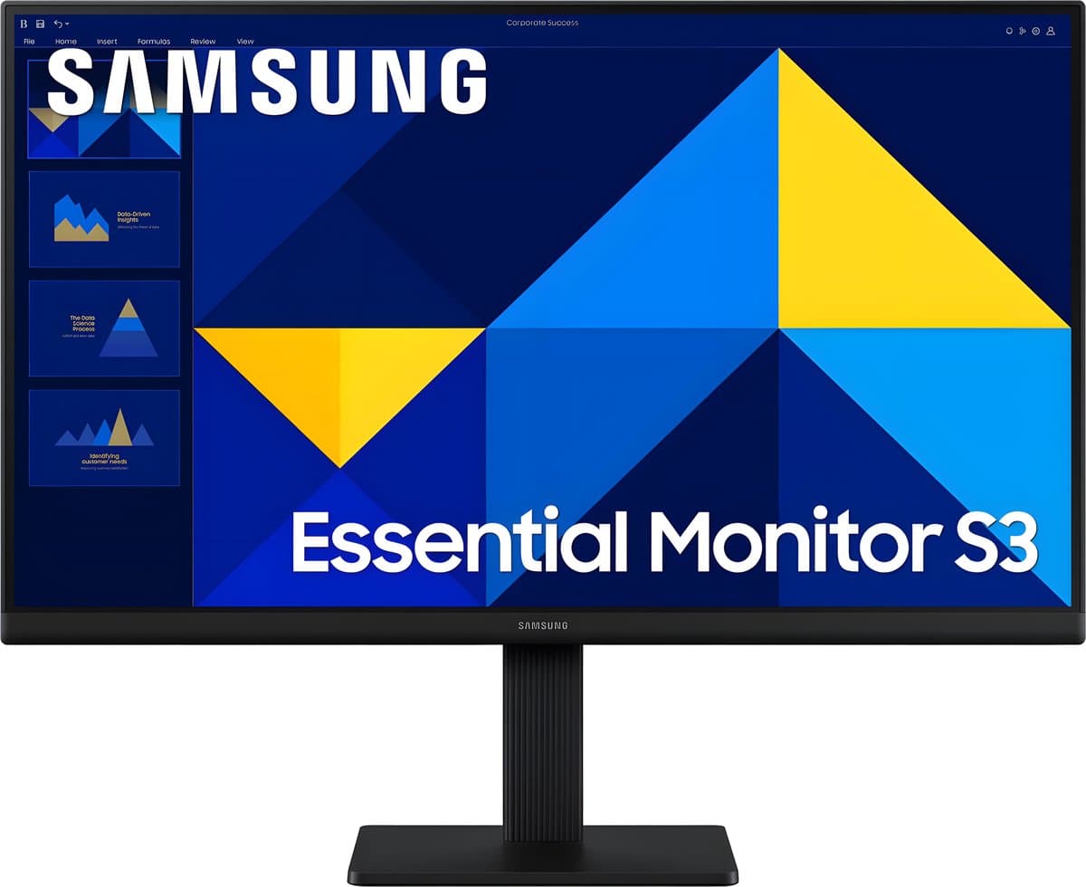 Samsung Essential S3 LS22D300 - Monitor - 22 Inch - Full HD - 100 Hz — afbeelding 1