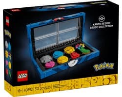 LEGO 40892 Pokémon - Collectie Kanto-regio-badges