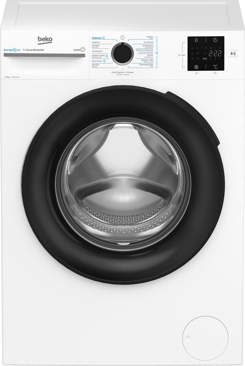 Beko bB300 BM3WFT31041W - Wasmachine - Voorlader - 10 kg - 1400 RPM - Wit — afbeelding 1