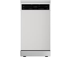 Klarstein Vaatwasser Verosteel 45 cm - vrijstaand, 10 couverts, 9 programma's, stil 42 dB, energieklasse B, AquaStop, kinderslot, zilver - Vaatwasmachine - voor Keuken - Energiezuinig - RVS - Dishwasher - Afwasmachine