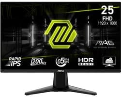MSI MAG 255F E20 - 24.5″ FHD IPS - 0.5ms 200Hz - FreeSync