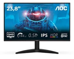 AOC B3 Q24B36X - QHD IPS Gaming Monitor - 144hz - 24 inch