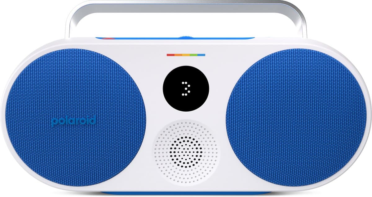 Polaroid P3 Music Player - Blauw & Wit - Draadloze Bluetooth Speaker — afbeelding 1