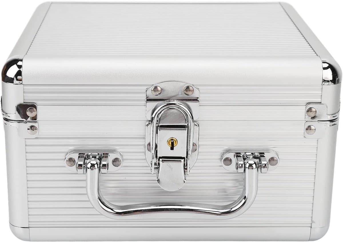 Allecto - Harde-schijfkoffer - 20-bays - Aluminiumlegering - Antistatisch - Schokbestendig - Vochtbestendig - Bescherming van harde schijven - Ge — afbeelding 1