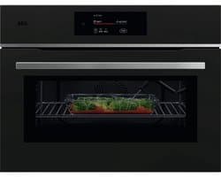 AEG TK8NK721T - Series 8000 - Inbouwoven met magnetron - 44 l - 3000 W - Zwart
