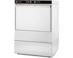 HENDI Elektronische vaatwasser – 3 wasprogramma's – roestvrij staal – 50x50 cm – 400V/6600W