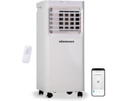 Könighaus Slimme Mobiele Airco - Snel & Efficiënt - 9000 BTU - Afstandsbediening en App
