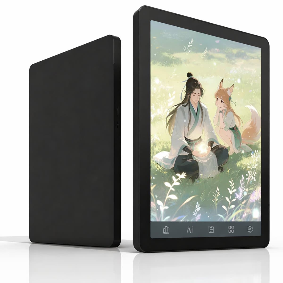 E-reader 6 inch E-Ink eBook Reader B6 – OS Android 14 – 36-Level Frontlight – 4GB RAM 64GB Opslag – Oogvriendelijk Scherm – Zwart — afbeelding 1