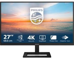 Philips 27E1N1900AE - 4K IPS Monitor - USB-C 65w - Verstelbaar - 27 inch