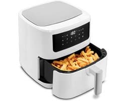 SCH® Mini airfryer - Airfryer - Airfryer klein - Wit - 40cm x 33cm x 33cm