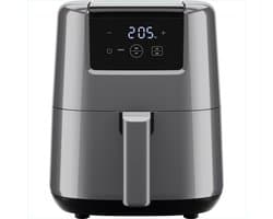 SCH® Mini airfryer - Airfryer - Airfryer klein - Grijs - 22cm x 26cm x 25cm