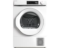 Sharp KDNHA8S6GWDBX - warmtepomp droger - energie klasse D - 15 programma's - LED trommelverlichting - wit