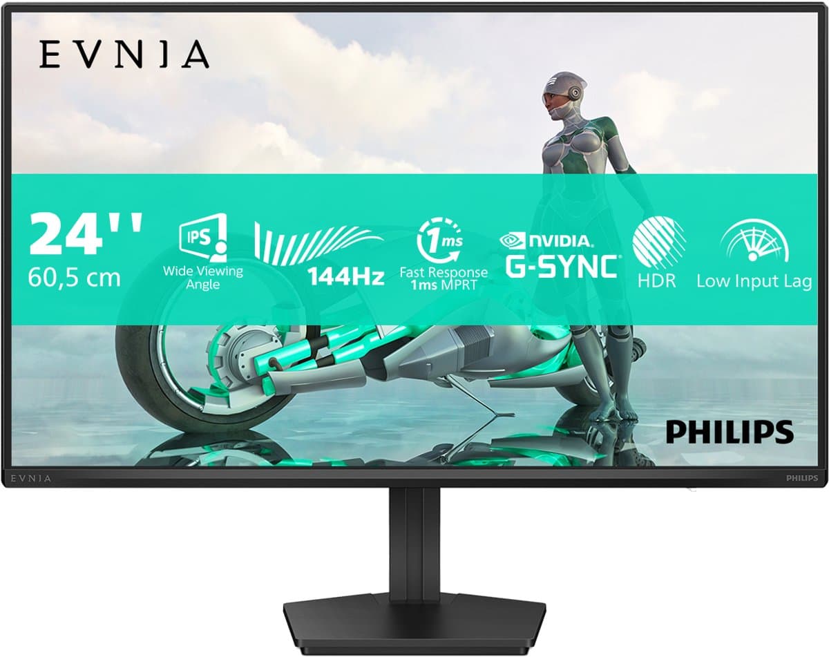 Philips Evnia 24M2N3200NF - Full HD IPS Gaming Monitor - 144hz - 24 inch — afbeelding 1