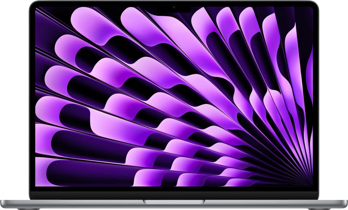 Apple MacBook Air (2024) - MRXN3N/A - 13.6 - M3 - 8 GB - 256 GB - Spacegrey — afbeelding 1