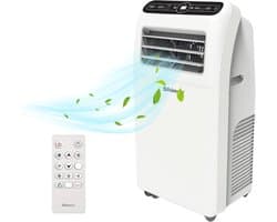 Shinco Mobiele Airco - Draagbare Airco - Portable Airco - Verrijdbare Airco - 12000 BTU - Koeling Ventileren Ontvochtigen tot 360m3