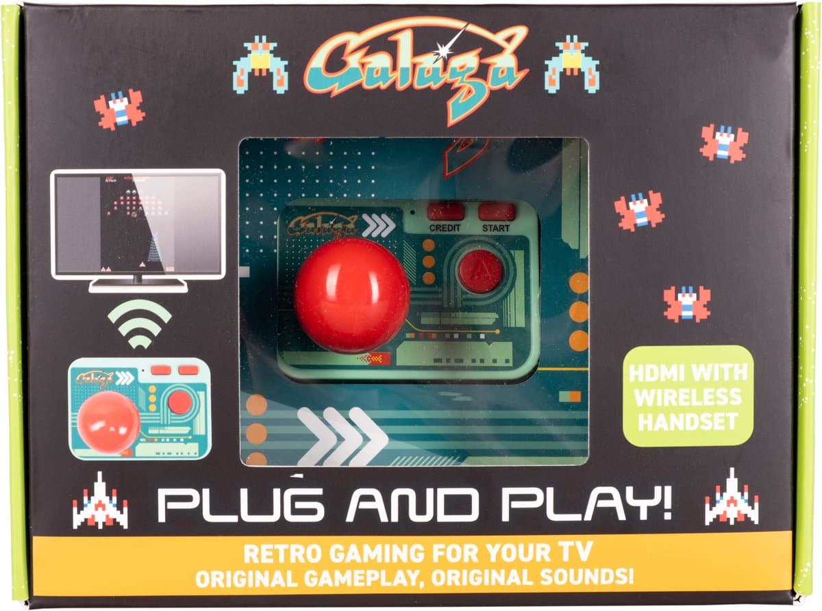 Galaga - TV plug & play - wireless controller - retro gaming — afbeelding 1