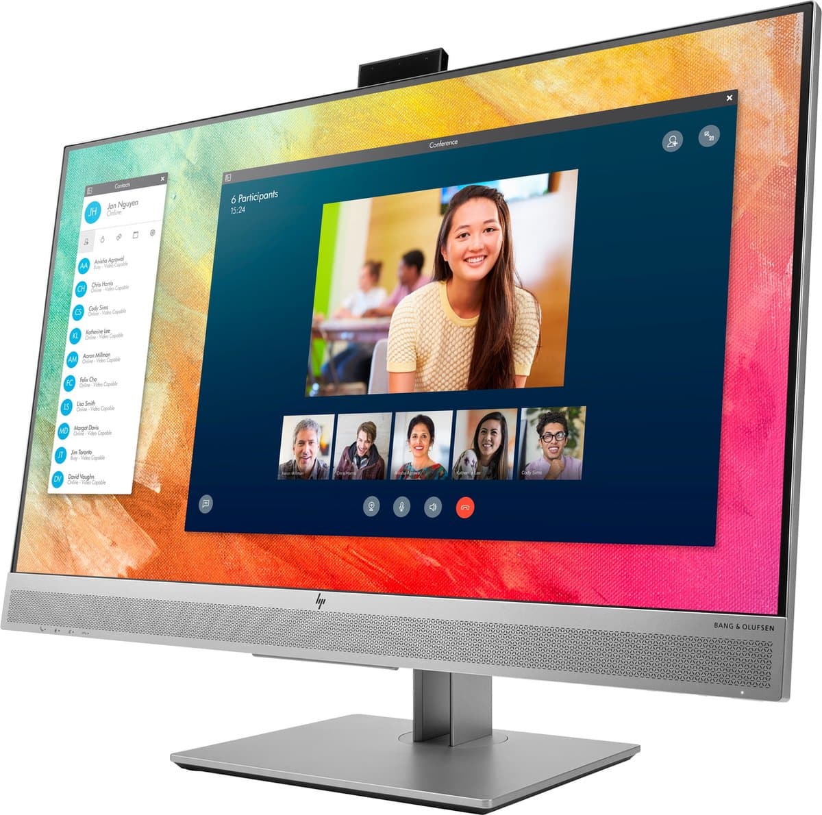 HP EliteDisplay E273m - Full HD Webcam Monitor - 27 Inch — afbeelding 1