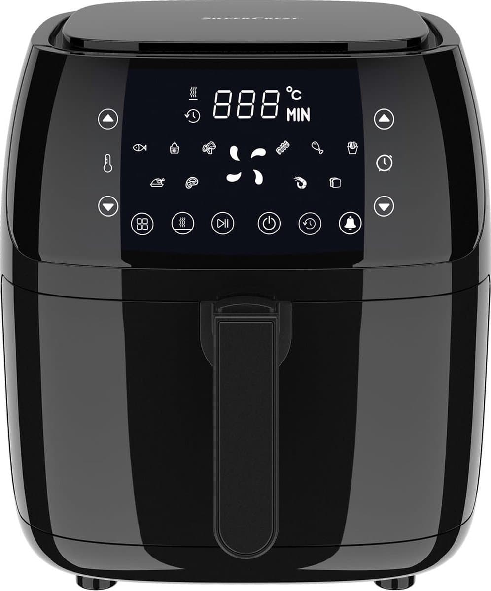 Silvercrest Heteluchtfriteuse XL - Temperatuur: 60 - 200 °C - Inhoud: 1,4 kg - Airfryer - Met extra grote frituurmand - Om te frituren zonder extra olie of vet - Ook voor grillen, bakken en braden — afbeelding 1