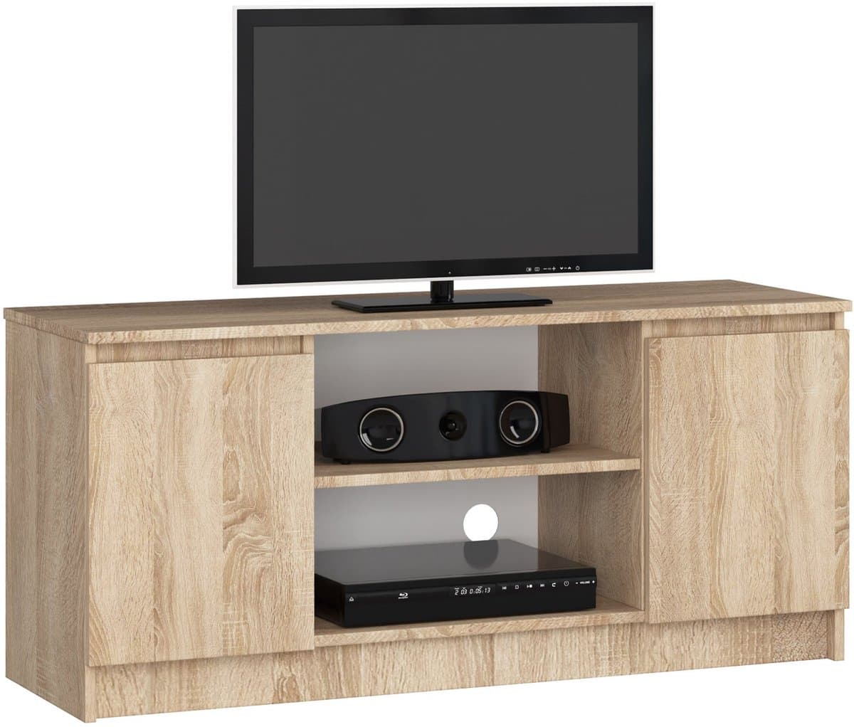 AKORD Furniture Factory OP0LRTVDAB001, Eiken, 2 schappen, Mat, 2 deur(en), 400 mm, 1200 mm — afbeelding 1