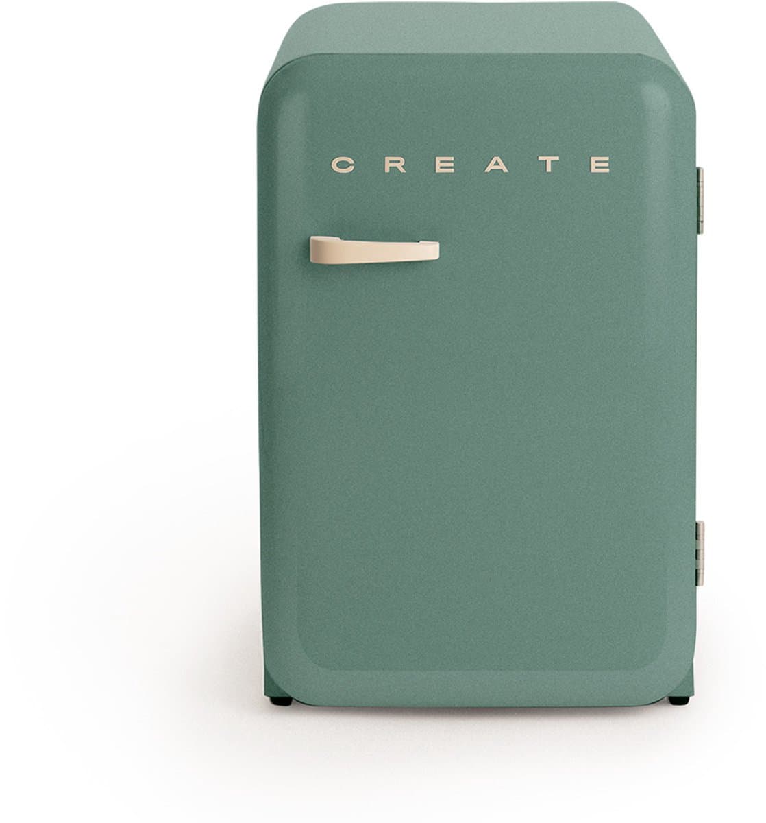 CREATE - Koelkast in retrostijl - Sage - Handvat Zand - FRIDGE RETRO 107L — afbeelding 1