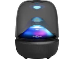 Harman Kardon Aura Studio 5 - Premium Bluetooth Design Speaker - 360° Geluid & Ambient Lighting - Draadloze Luidspreker met Subwoofer - Zwart