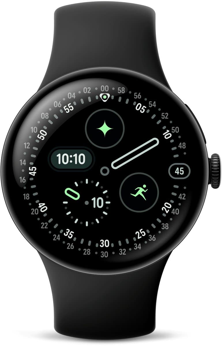 Google Pixel Watch 4 -Smartwatch - 41mm - WiFi - Black/Obsobsidian — afbeelding 1