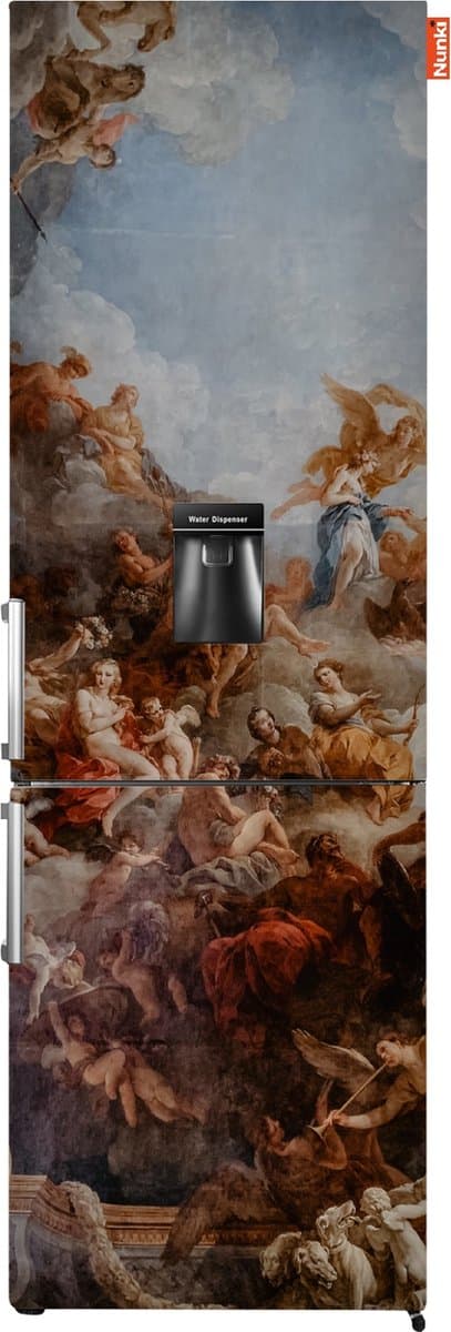 NUNKI LARGEH2O (Baroque Front) Combi Bottom Koelkast, E, 197+71l, Handle, Waterdispenser — afbeelding 1