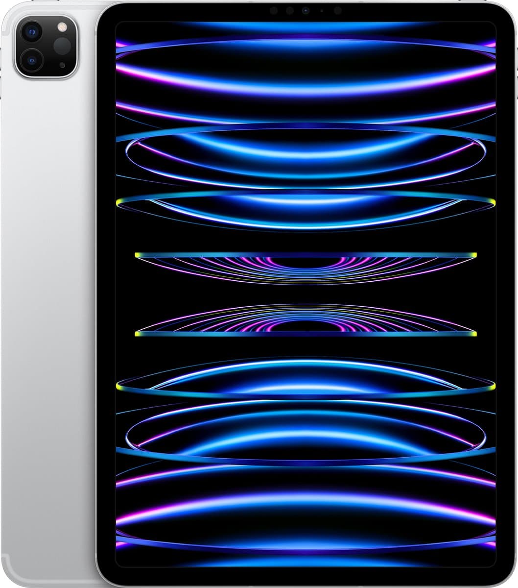 Apple iPad Pro (2022) - 12.9 inch - WiFi + 5G - 128GB - Zilver - 6e generatie — afbeelding 1