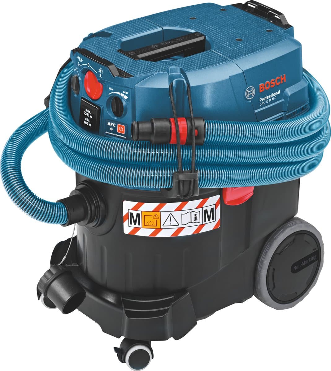 Stofzuiger GAS 35 M AFC (NL+LUX) (3 x zuigbuis verchroomd 0,35 m, afvoerzak, bochtstuk, slang 5 m, Ø 35 mm antistatisch met gereedschapsmof, spleetmondstuk 250 mm, vlakke vouwfilter PES, vloerzuigmondset) — afbeelding 1