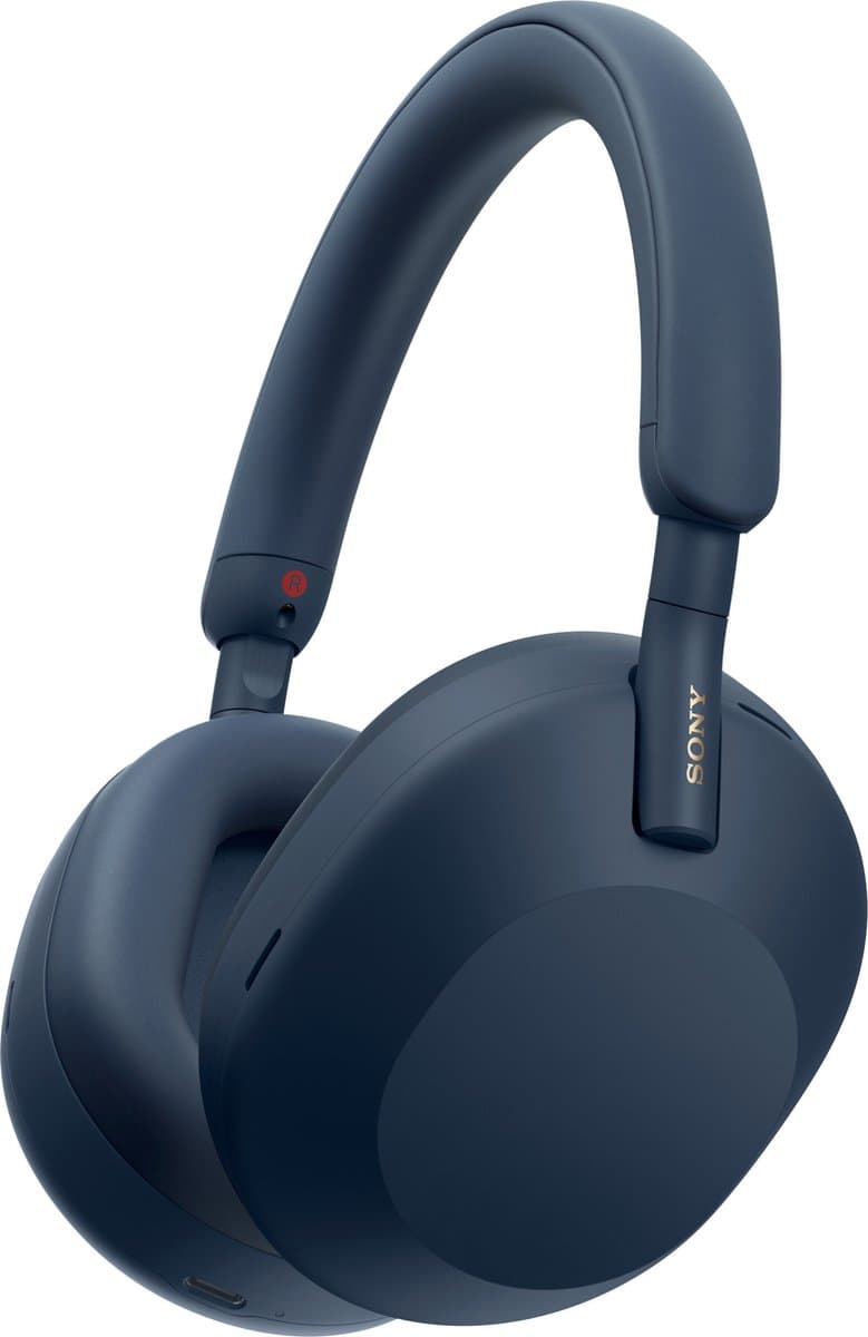Sony WH-1000XM5 – Draadloze koptelefoon met Noise Cancelling - Blauw — afbeelding 1