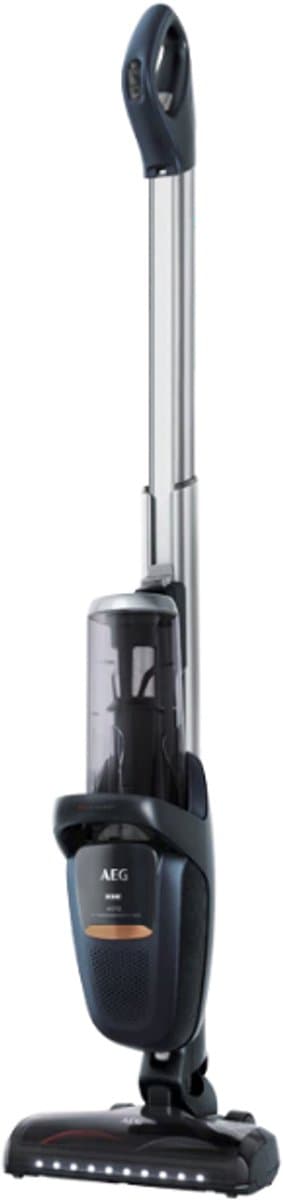 AEG FX9-1-IBM Verticale stofzuiger Batterij/Accu Droog Zakloos 0,7 l Zwart, Roestvrijstaal 2,5 Ah — afbeelding 1