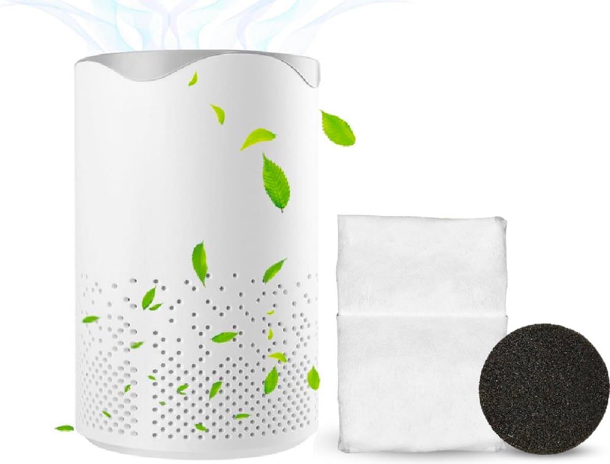 Luchtreiniger - Air Purifier - Mini Luchtreiniger met Ionisator / Actieve Koolstof - Vervangbaar HEPA Filter - UV lamp — afbeelding 1