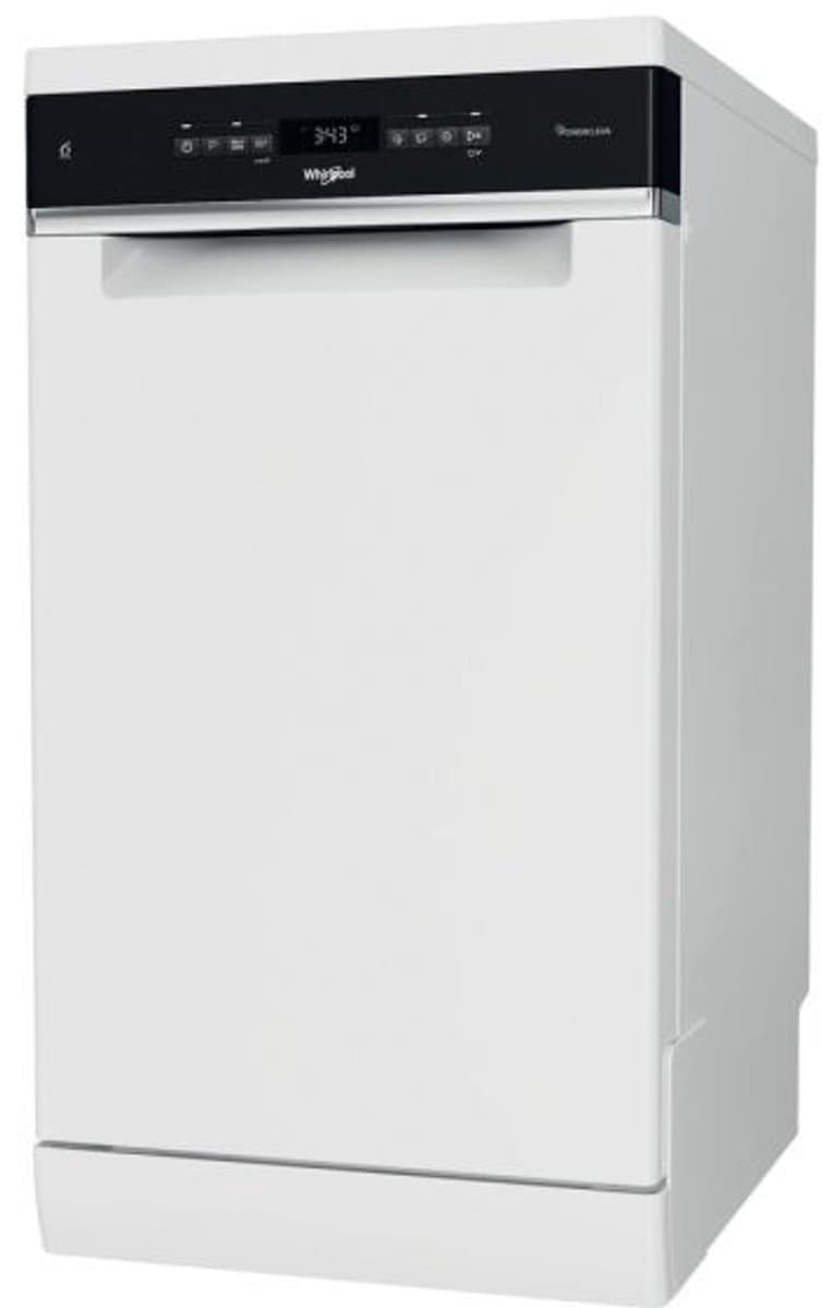 Whirlpool WH6FB10BS7A0W vaatwasser - wit - Slimline 45cm - Energieklasse B — afbeelding 1