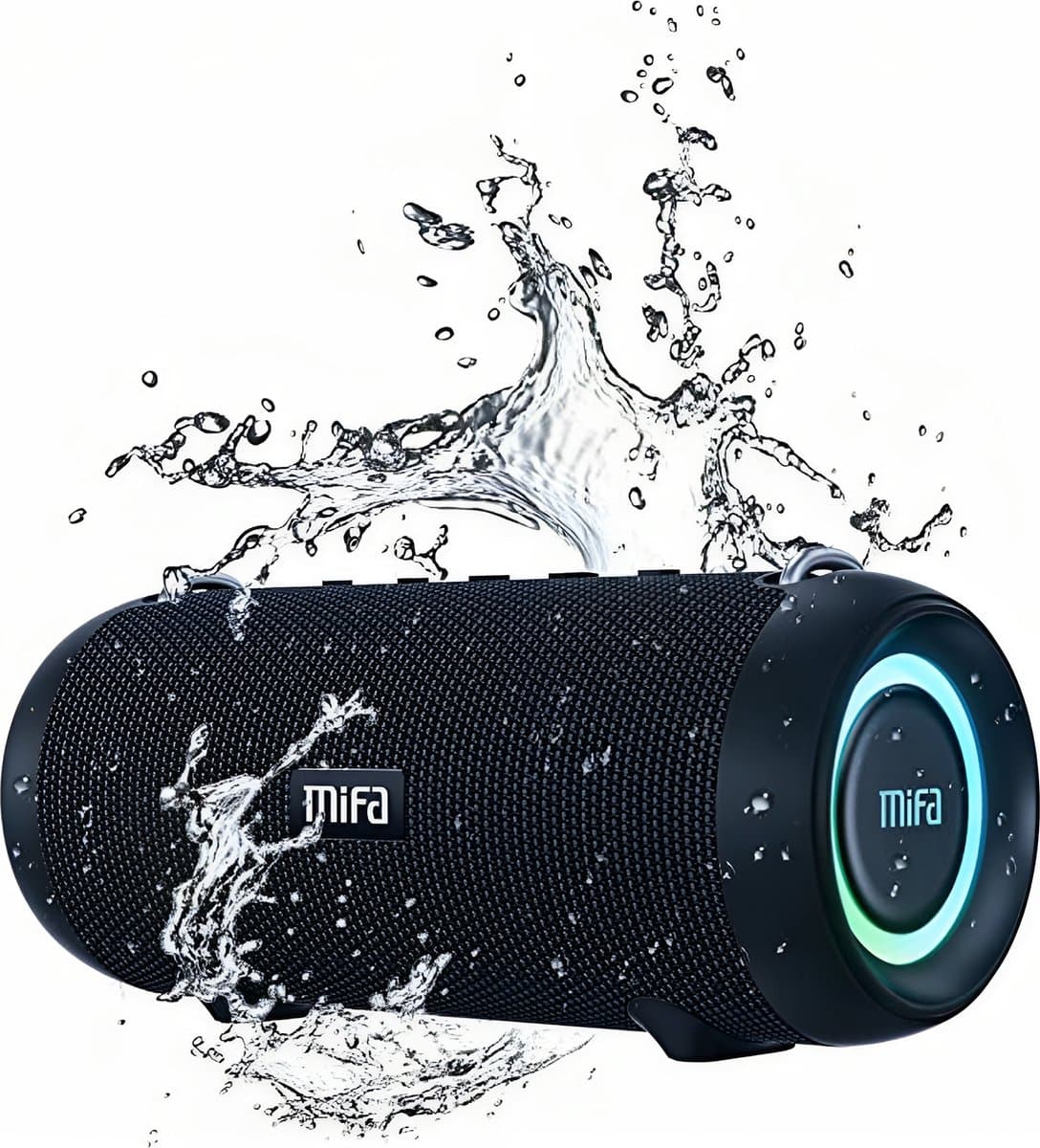 Mifa A90 - Bluetooth Speaker - Krachtig Stereo geluid - 60 Watt - Diepe Bass - Waterdicht - Draagbaar - 24u afspeeltijd - Bluetooth 5.0 - Draadloos – Zwart — afbeelding 1