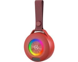 Portable Bluetooth Speakers Celly LIGHTBEATRD Red