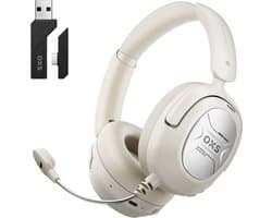 OXS Storm A2 ANC Draadloze Gaming Headset - Wit